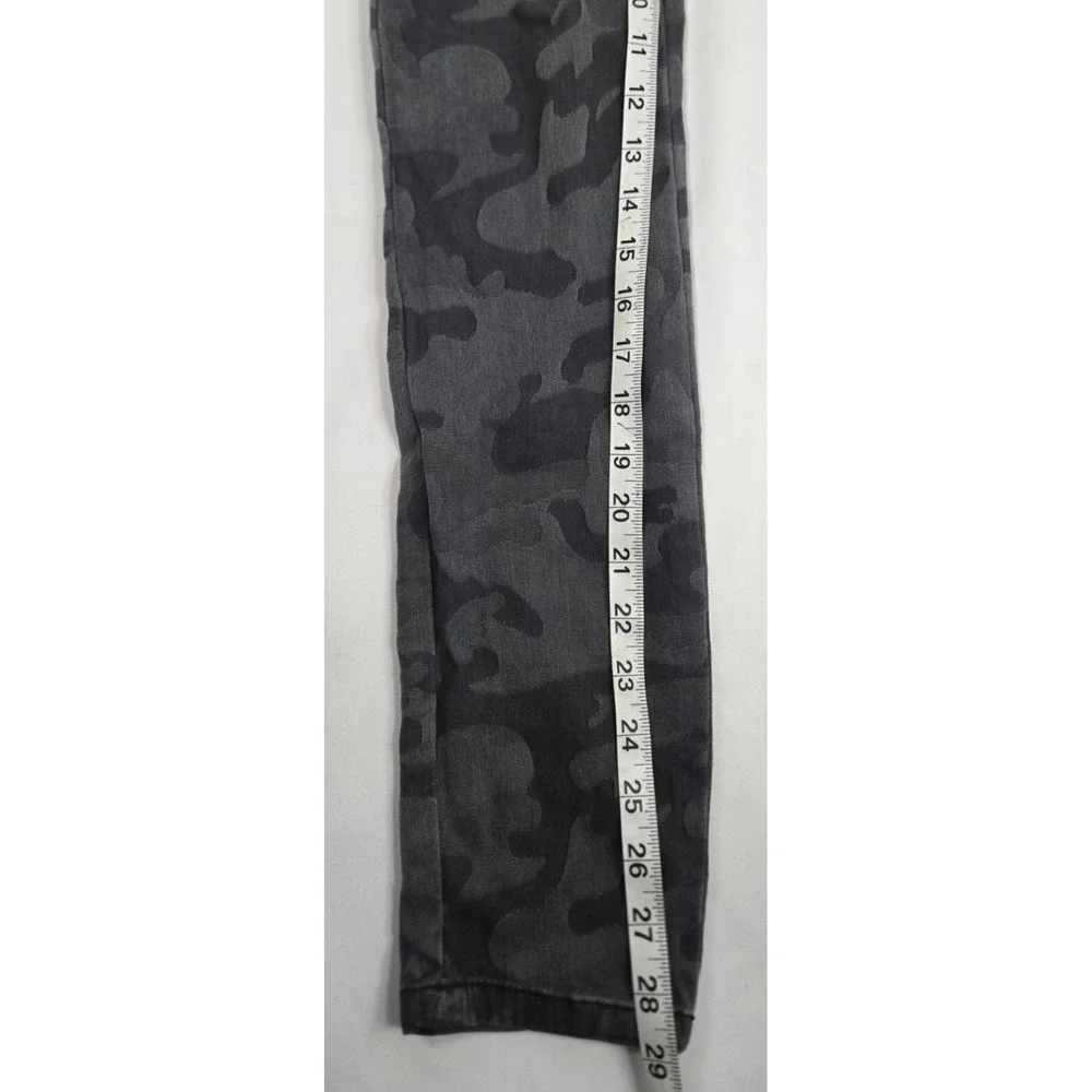Etienne Marcel Gray Camo Skinny Jeans Women W28 L27 Low Rise‎ Stretch Denim